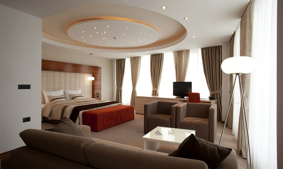 Circular designer ceilings for bedroom - Modern Bedroom Ceiling Designs