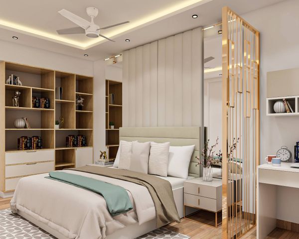 Metallic designer ceilings for bedroom - Modern Bedroom Ceiling Designs