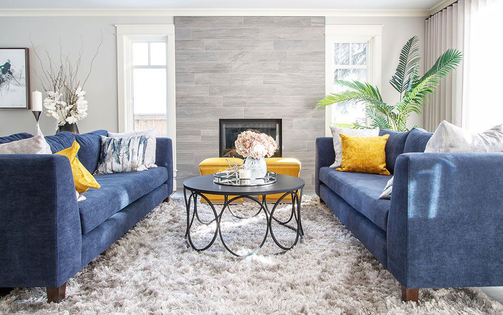 Mystical Indigo - Hall Wall Colour Combination
