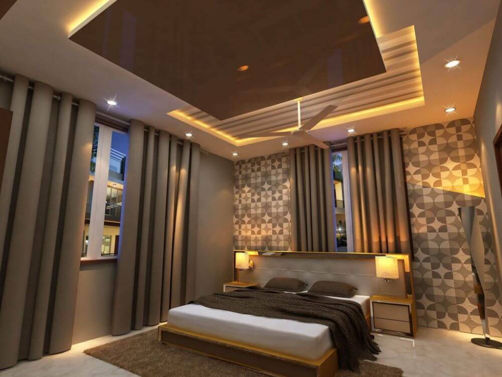 Detached POP Romantic Bedroom False Ceiling | Romantic Bedroom False Ceiling
