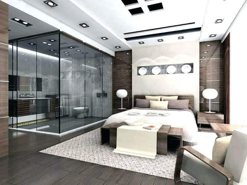 Glass or Mirror Couple Romantic Bedroom False Ceiling | Romantic Bedroom False Ceiling