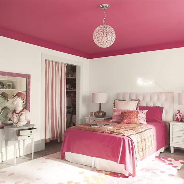 Sugar Pink - Fall Ceiling Colour