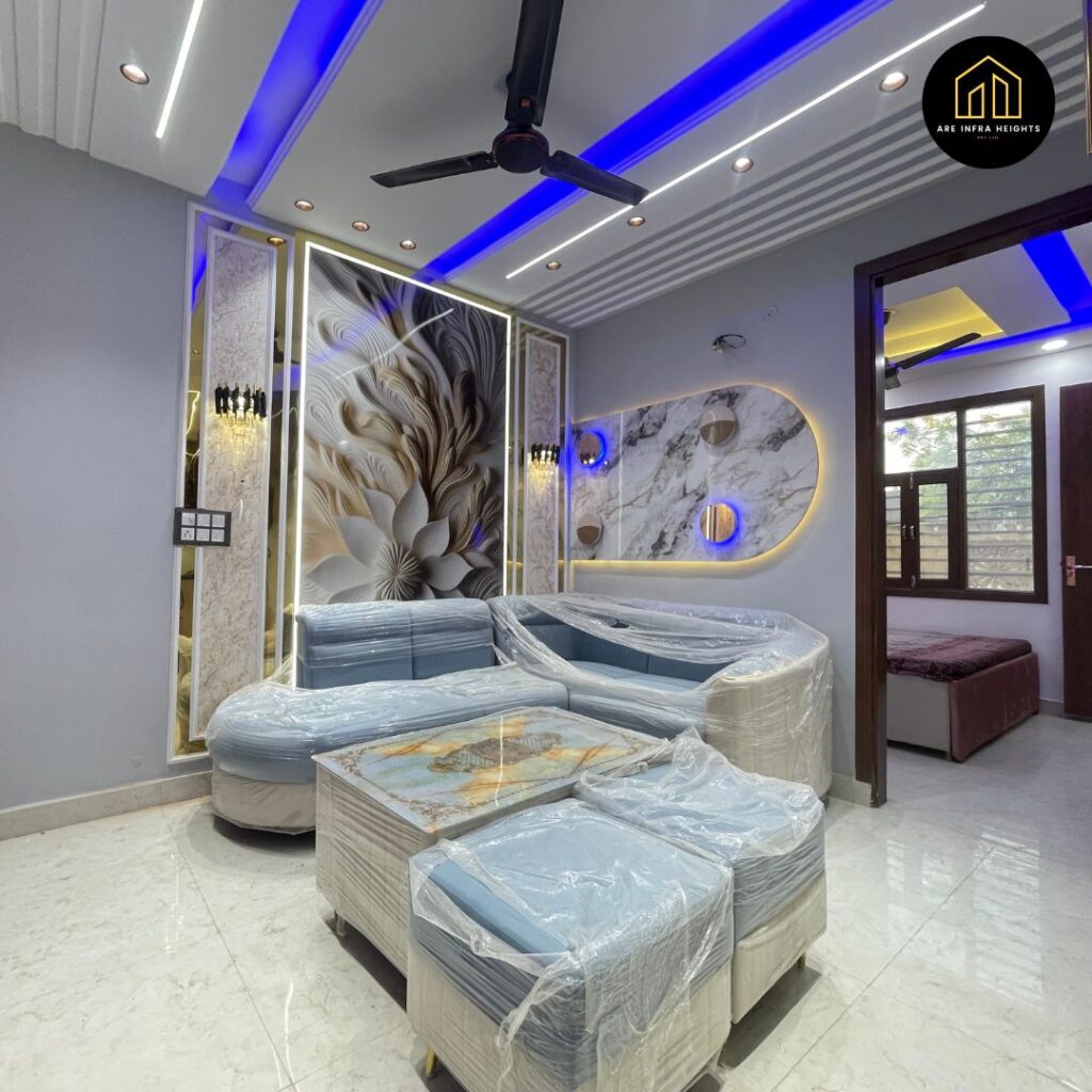 Independent 3 BHK Flat in Uttam Nagar | Fully Furnished 3 BHK Independent Floor with Lift & Car Parking